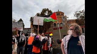 Ucla Pro-palestine, +neonazi protest  April 25th #uclaencampments by @drolgalazinvideovhannel