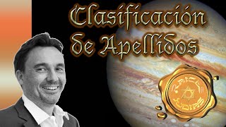 Clasificación de los apellidos.