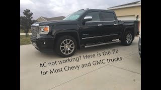 AC condenser replacement - GMC/Chevy truck