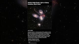 NASA’s Webb Sheds Light on Galaxy Evolution,Black Holes NASA Webb Telescope Team