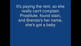 2PAC Brenda's got a baby lyrics