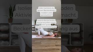 Modernes Beckenbodentraining #beckenbodentraining