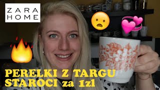 🌼 PEREŁKI Z TARGU STAROCI ZA GROSZE | SUPER ŚWIECA Z ZARA HOME | JAKIE SERIALE OGLĄDAĆ?