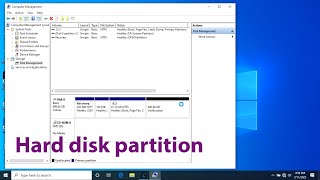 How to make a Hard Disk Partition