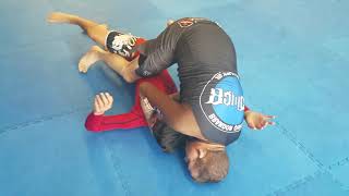 Shark bite guard to scissor sweep to darce