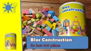 Blocs de construction en bois.