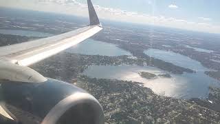 Aeromexico Boeing 737-800 takeoff Orlando International Airport