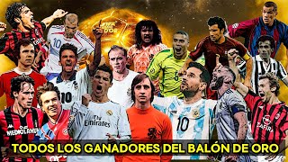 TODOS los GANADORES del BALÓN DE ORO