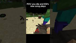 KSI's song in Minecraft