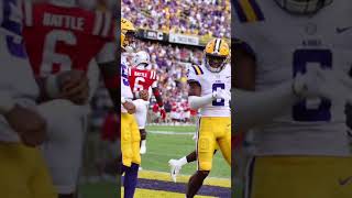 LSU Football Jaiden Dainels Celebrates #tailoredtechnique #videography #gameday #batonrouge #lsu