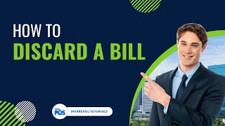 How to discard a bill - Retail POS