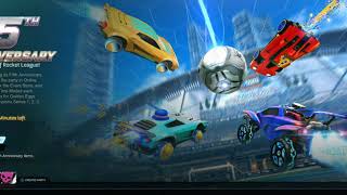 Rocket League 5th Anniversary!! GET ALL THE BALLOONS