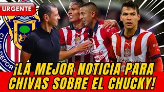 🔴😱¡NOTICIAS DE CHIVAS! La mejor noticia para chivas sobre el chucky gracias a la selección mexicana