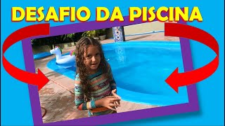 Jujuba brinca do desafio da piscina no Sítio do Tororó