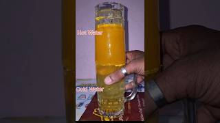 Hot🔥Water💧And Cold Water💧Experiment #shorts #scienceexperiment