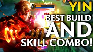 Yin Gameplay best Build And Skill combo ! Top Global Yin ! Mobile Legends mlbb