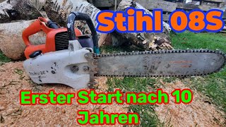 Stihl 08S erster Start nach 10 Jahren