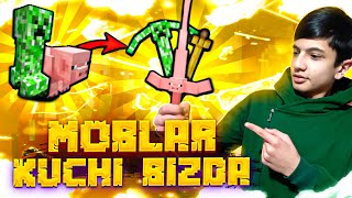 MINECRAFT/MOBLARNI KUCHI ENDI BIZNI QO'LIMIZDA/UZBEKCHA VIDEO