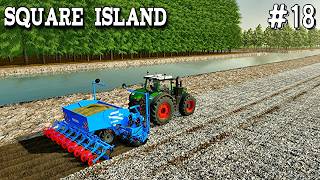 farming Simulator 22 Square Island Map Timelapse Ep #18  Mega Farm fs22 gameplay