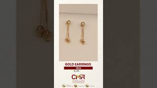 Gold Earrings #cmrjewellery #goldjewellery #latestgoldjewellery #goldearrings #gold