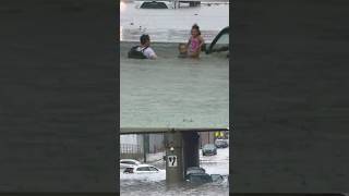 Chicago weather: Little girl rescued after being in fear  #shorts