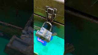 Pad Lock hack 🔒 #padlock #9mm #howto #sigsauerp320 #viralvideo