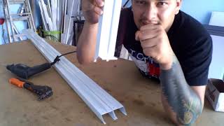 Como armar una puerta en Aluminio y Pvc