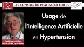 Usage de l’Intelligence Artificielle (IA) en Hypertension #ia #hypertension #cardiologie