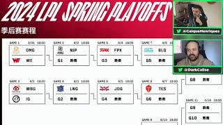 OS PLAYOFFS DA LPL 2024