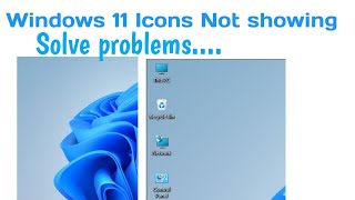 desktop icons not showing windows 10,11| desktop icons not showing windows 11 |Any Windows| #tzs04