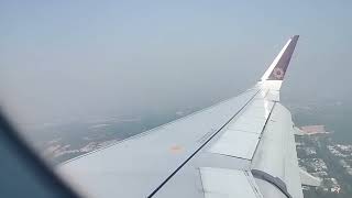 Delhi airport landing