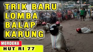 Balap Karung Helm di Sampit dalam rangka HUT Kemerdekaan RI Ke 77