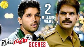 Allu Arjun Warned by Shaam | Race Gurram Movie Scenes | Shruti Haasan | Surender Reddy | Thaman S