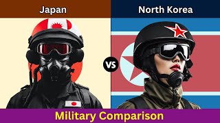 comparison of the military power capabilities of Japan and North Korea