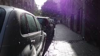 Sony Xperia Z2 video in rain 4k UHD Part1