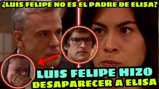 Luis Felipe podría ser el culpable de la desaparición de Elisa 😮/Cristina preocupada/El Lado Curioso