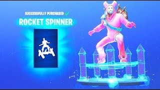 *NEW* ROCKET SPINNER EMOTE!! ITEM SHOP Battle Royale