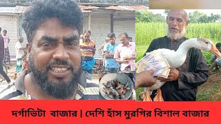 দেশি হাঁস মুরগির বিশাল বাজার | দর্গা ভিটা বাজার | Dorga Vita Bazar | Local Ducks & Chickens