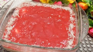 Eid Ul Adha Special Low Cost  Dessert Recipe| 10 minutes Easy dessert recipe | Strawberry dessert