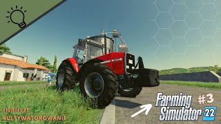 FS 22 - Nasze pierwsze kultywatorowanie Ciągnikiem Massey Ferguson 3670 mapa Haut-Beyleron #3