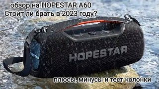 HOPESTAR A60 стоит ли брать в 2023 году? какие плюсы и минусы колонки? Тест песен