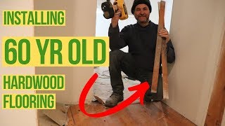 How to Reuse and Install OLD Hardwood Flooring