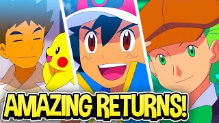 AMAZING BROCK AND CILAN RETURN! Ash vs Misty Battle! | Pokemon Journeys