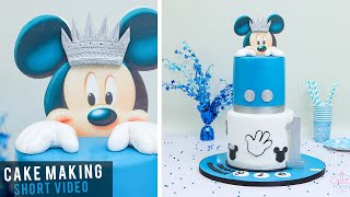 Mickey Tiered Birthday Cake (A1156)