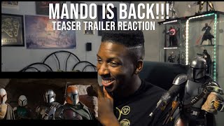 The Mandalorian Season 3 Teaser Trailer: HARDCORE STAR WARS FAN - REACTION!!!