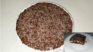 أسهل وألذ حلا بارد بالشكولاته ممكن تحضرونه! Chocolate dessert 🍫