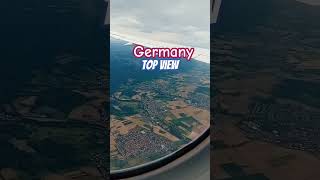 Germany top view | germany landing to Frankfurt | vistara flight #viralvideo #youtubeshorts #viral