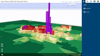 Interactive 3D Model of Des Moines, IA