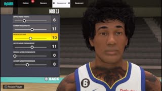 Jericho Sims face creation on NBA2K23 Next Gen