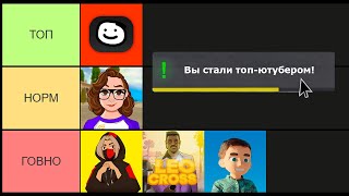 ОЦЕНИВАЮ ЮТУБЕРОВ на ГРАНД МОБАЙЛ⚠️ - ТИР ЛИСТ ЮТУБЕРОВ GRAND MOBILE